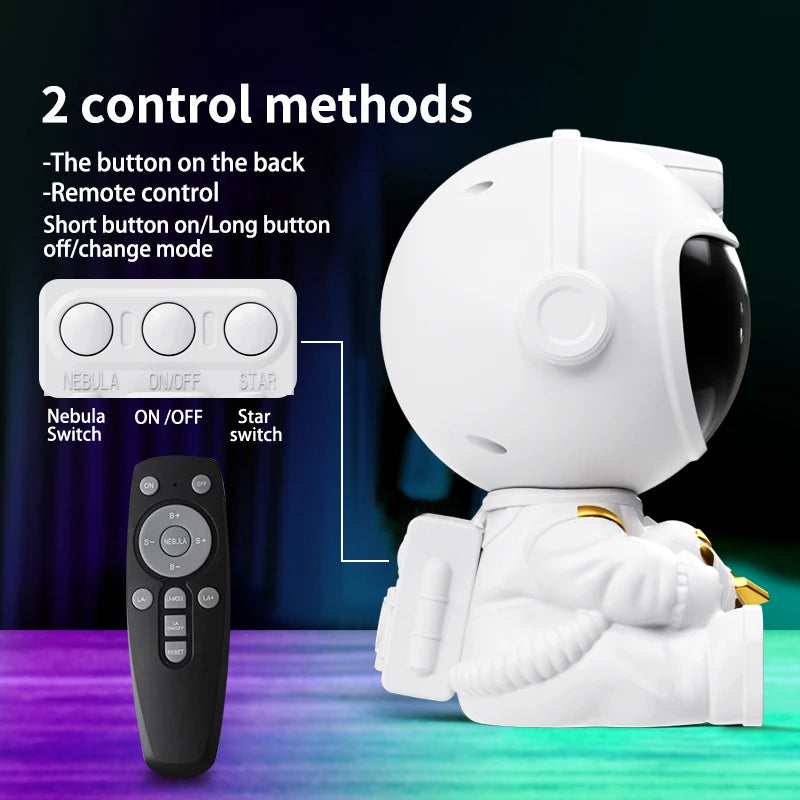 LED Astronaut Projector Night Light!