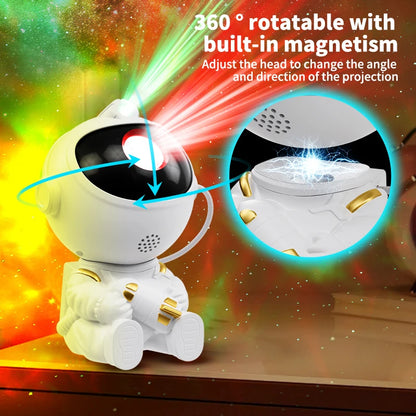 LED Astronaut Projector Night Light!