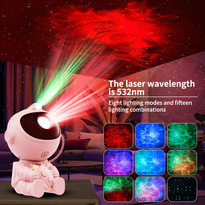 LED Astronaut Projector Night Light!
